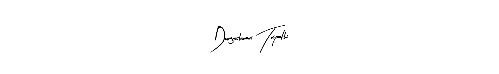 Create a beautiful signature design for name Durgeshwari Tripathi. With this signature (Arty Signature) fonts, you can make a handwritten signature for free. Durgeshwari Tripathi signature style 8 images and pictures png