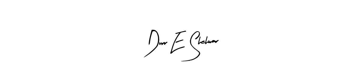 How to Draw Durr E Shehwar signature style? Arty Signature is a latest design signature styles for name Durr E Shehwar. Durr E Shehwar signature style 8 images and pictures png