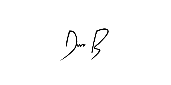 How to make Duru B signature? Arty Signature is a professional autograph style. Create handwritten signature for Duru B name. Duru B signature style 8 images and pictures png