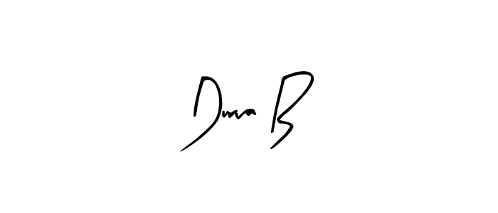 It looks lik you need a new signature style for name Durva B. Design unique handwritten (Arty Signature) signature with our free signature maker in just a few clicks. Durva B signature style 8 images and pictures png