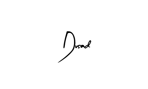 Similarly Arty Signature is the best handwritten signature design. Signature creator online .You can use it as an online autograph creator for name Dusad. Dusad signature style 8 images and pictures png