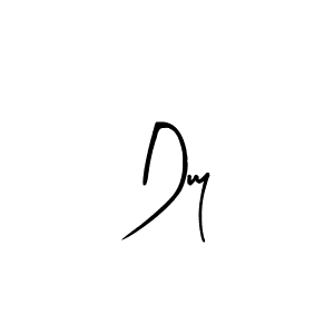 Use a signature maker to create a handwritten signature online. With this signature software, you can design (Arty Signature) your own signature for name Duy. Duy signature style 8 images and pictures png