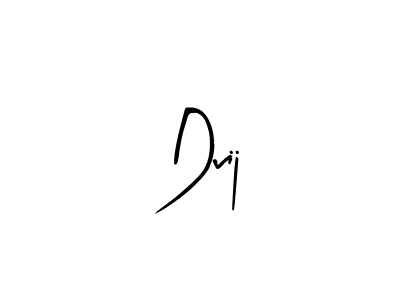Dvij stylish signature style. Best Handwritten Sign (Arty Signature) for my name. Handwritten Signature Collection Ideas for my name Dvij. Dvij signature style 8 images and pictures png