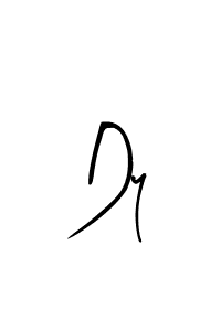 Make a beautiful signature design for name Dy. With this signature (Arty Signature) style, you can create a handwritten signature for free. Dy signature style 8 images and pictures png