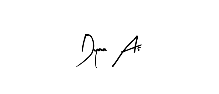 Make a beautiful signature design for name Dyaa As. With this signature (Arty Signature) style, you can create a handwritten signature for free. Dyaa As signature style 8 images and pictures png
