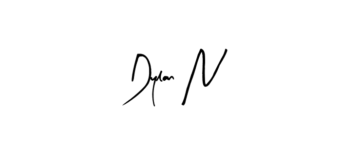 Use a signature maker to create a handwritten signature online. With this signature software, you can design (Arty Signature) your own signature for name Dylan N. Dylan N signature style 8 images and pictures png