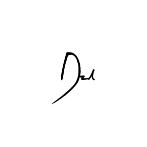 How to make Dzl name signature. Use Arty Signature style for creating short signs online. This is the latest handwritten sign. Dzl signature style 8 images and pictures png
