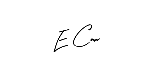 Make a beautiful signature design for name E Carr. With this signature (Arty Signature) style, you can create a handwritten signature for free. E Carr signature style 8 images and pictures png
