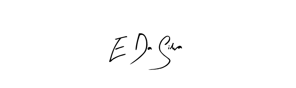 You should practise on your own different ways (Arty Signature) to write your name (E Da Silva) in signature. don't let someone else do it for you. E Da Silva signature style 8 images and pictures png