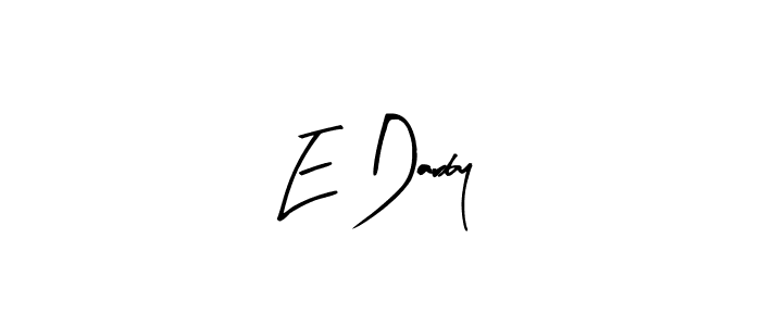 E Darby stylish signature style. Best Handwritten Sign (Arty Signature) for my name. Handwritten Signature Collection Ideas for my name E Darby. E Darby signature style 8 images and pictures png