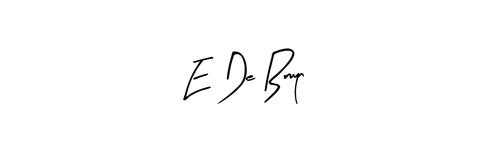 How to Draw E De Bruyn signature style? Arty Signature is a latest design signature styles for name E De Bruyn. E De Bruyn signature style 8 images and pictures png