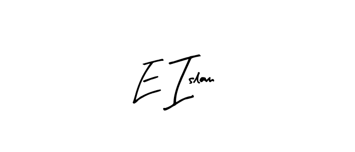 It looks lik you need a new signature style for name E Islam. Design unique handwritten (Arty Signature) signature with our free signature maker in just a few clicks. E Islam signature style 8 images and pictures png