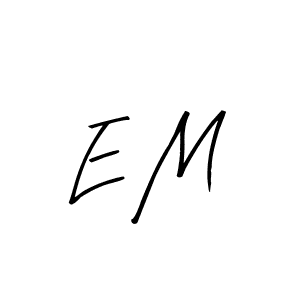 if you are searching for the best signature style for your name E M. so please give up your signature search. here we have designed multiple signature styles  using Arty Signature. E M signature style 8 images and pictures png