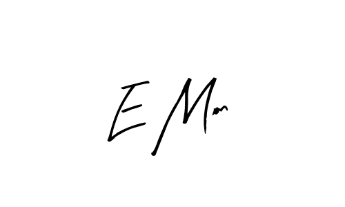 How to make E Mon signature? Arty Signature is a professional autograph style. Create handwritten signature for E Mon name. E Mon signature style 8 images and pictures png