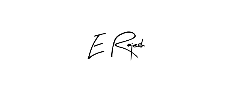 You should practise on your own different ways (Arty Signature) to write your name (E Rajesh) in signature. don't let someone else do it for you. E Rajesh signature style 8 images and pictures png