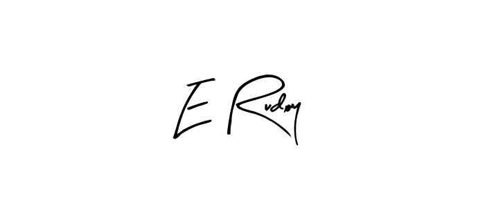 Design your own signature with our free online signature maker. With this signature software, you can create a handwritten (Arty Signature) signature for name E Rudoy. E Rudoy signature style 8 images and pictures png