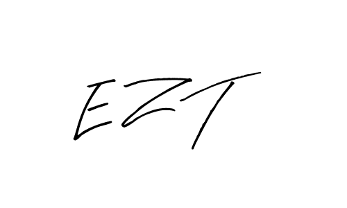 Best and Professional Signature Style for E Z T. Arty Signature Best Signature Style Collection. E Z T signature style 8 images and pictures png