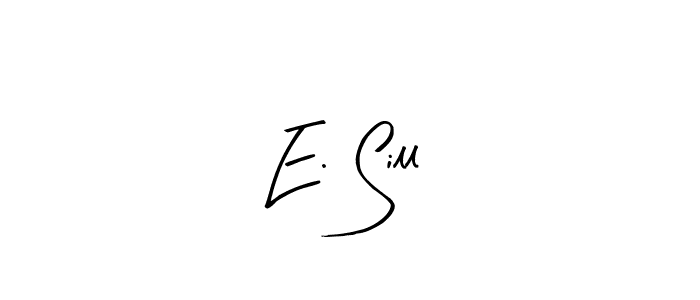 Here are the top 10 professional signature styles for the name E. Sill. These are the best autograph styles you can use for your name. E. Sill signature style 8 images and pictures png