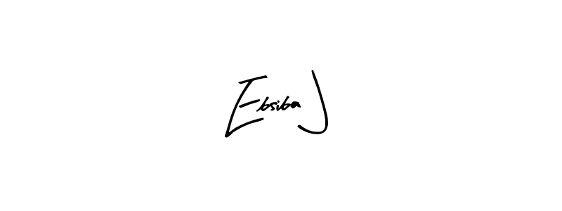 Make a beautiful signature design for name Ebsiba J. Use this online signature maker to create a handwritten signature for free. Ebsiba J signature style 8 images and pictures png