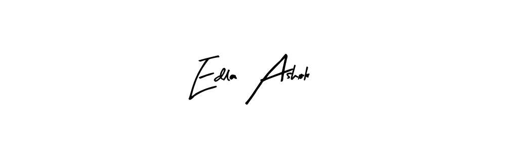 Make a beautiful signature design for name Edla Ashok. Use this online signature maker to create a handwritten signature for free. Edla Ashok signature style 8 images and pictures png