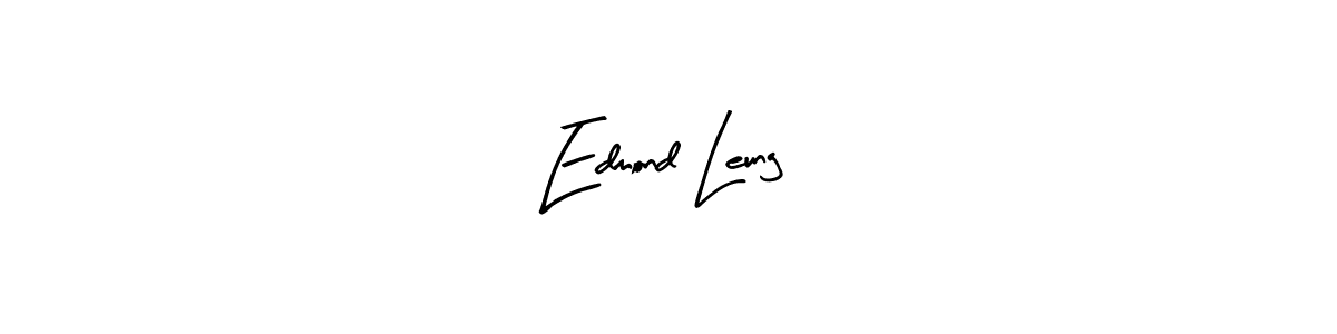 Arty Signature is a professional signature style that is perfect for those who want to add a touch of class to their signature. It is also a great choice for those who want to make their signature more unique. Get Edmond Leung name to fancy signature for free. Edmond Leung signature style 8 images and pictures png