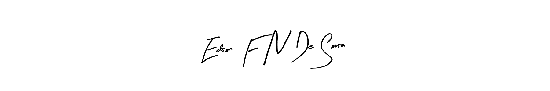 Also You can easily find your signature by using the search form. We will create Edson F N De Sousa name handwritten signature images for you free of cost using Arty Signature sign style. Edson F N De Sousa signature style 8 images and pictures png