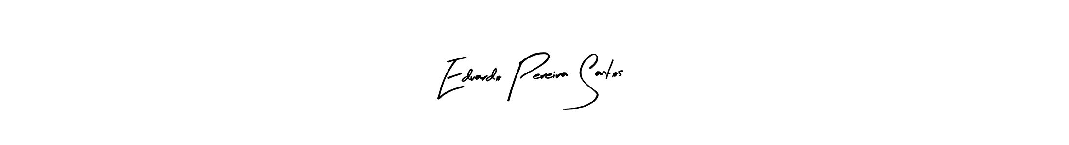 Create a beautiful signature design for name Eduardo Pereira Santos. With this signature (Arty Signature) fonts, you can make a handwritten signature for free. Eduardo Pereira Santos signature style 8 images and pictures png