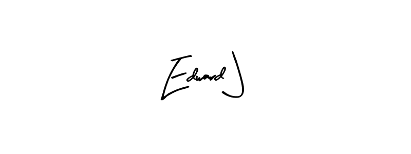 Make a beautiful signature design for name Edward J. With this signature (Arty Signature) style, you can create a handwritten signature for free. Edward J signature style 8 images and pictures png