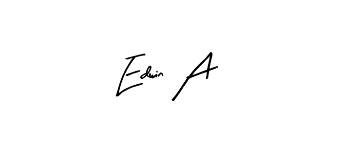 See photos of Edwin A official signature by Spectra . Check more albums & portfolios. Read reviews & check more about Arty Signature font. Edwin A signature style 8 images and pictures png