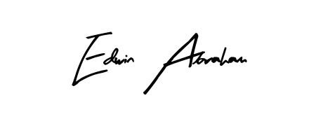 Generate high-definition signature styles for Edwin Abraham. The Arty Signature typeface ensures crisp legibility and sophisticated design. Edwin Abraham signature style 8 images and pictures png