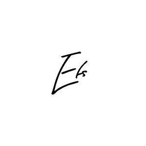 Create a beautiful signature design for name Efs. With this signature (Arty Signature) fonts, you can make a handwritten signature for free. Efs signature style 8 images and pictures png