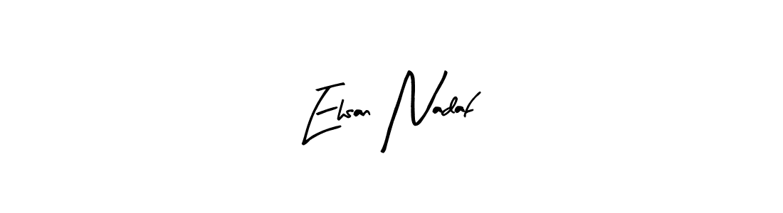 The best way (Arty Signature) to make a short signature is to pick only two or three words in your name. The name Ehsan Nadaf include a total of six letters. For converting this name. Ehsan Nadaf signature style 8 images and pictures png