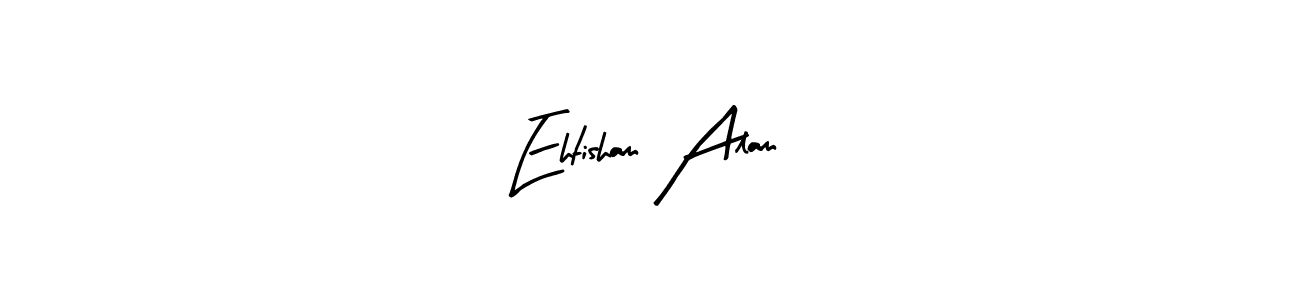 Similarly Arty Signature is the best handwritten signature design. Signature creator online .You can use it as an online autograph creator for name Ehtisham Alam. Ehtisham Alam signature style 8 images and pictures png