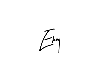 Make a beautiful signature design for name Ekaj. With this signature (Arty Signature) style, you can create a handwritten signature for free. Ekaj signature style 8 images and pictures png
