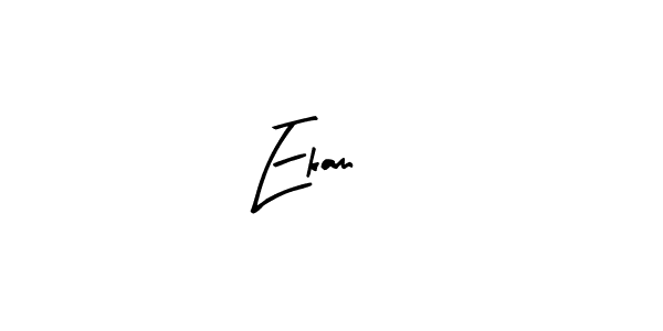 Design your own signature with our free online signature maker. With this signature software, you can create a handwritten (Arty Signature) signature for name Ekam05. Ekam05 signature style 8 images and pictures png