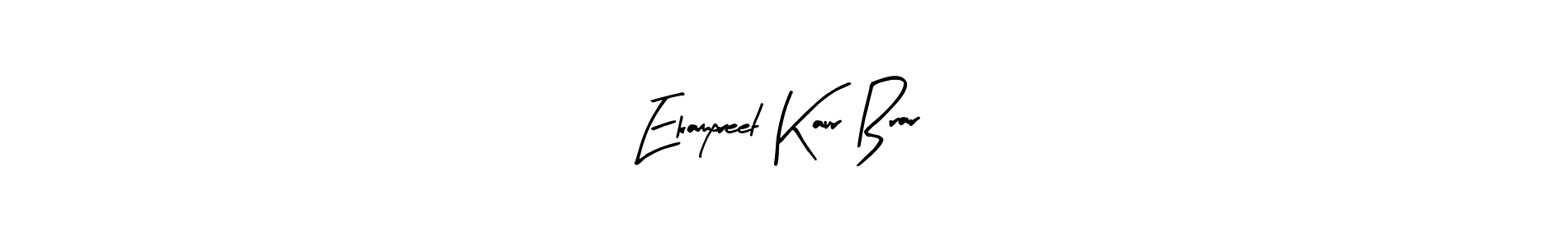 Use a signature maker to create a handwritten signature online. With this signature software, you can design (Arty Signature) your own signature for name Ekampreet Kaur Brar. Ekampreet Kaur Brar signature style 8 images and pictures png