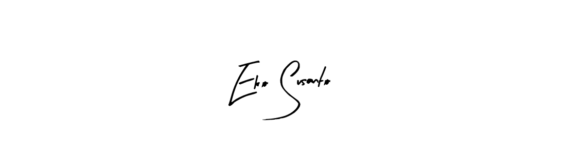 How to Draw Eko Susanto signature style? Arty Signature is a latest design signature styles for name Eko Susanto. Eko Susanto signature style 8 images and pictures png