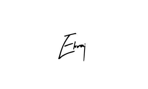Use a signature maker to create a handwritten signature online. With this signature software, you can design (Arty Signature) your own signature for name Ekraj. Ekraj signature style 8 images and pictures png