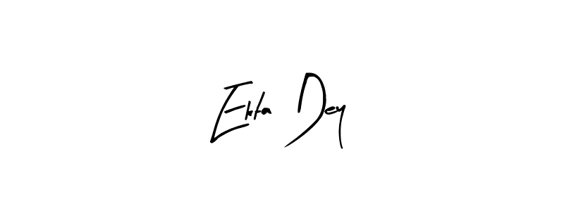 if you are searching for the best signature style for your name Ekta Dey. so please give up your signature search. here we have designed multiple signature styles  using Arty Signature. Ekta Dey signature style 8 images and pictures png