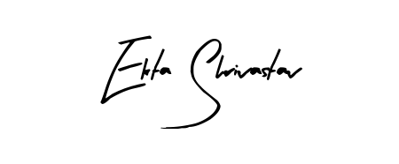 Create your official email sign-off with Ekta Shrivastav name in Arty Signature style. Crisp, clean, and perfectly legible across all screens. Ekta Shrivastav signature style 8 images and pictures png