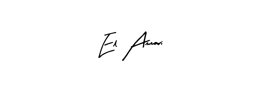 Here are the top 10 professional signature styles for the name El Ammari. These are the best autograph styles you can use for your name. El Ammari signature style 8 images and pictures png