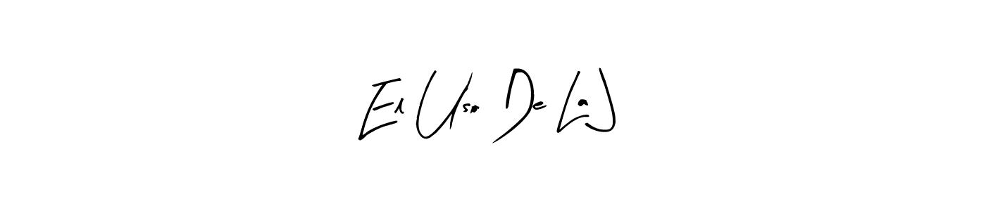 Create a beautiful signature design for name El Uso De La J. With this signature (Arty Signature) fonts, you can make a handwritten signature for free. El Uso De La J signature style 8 images and pictures png