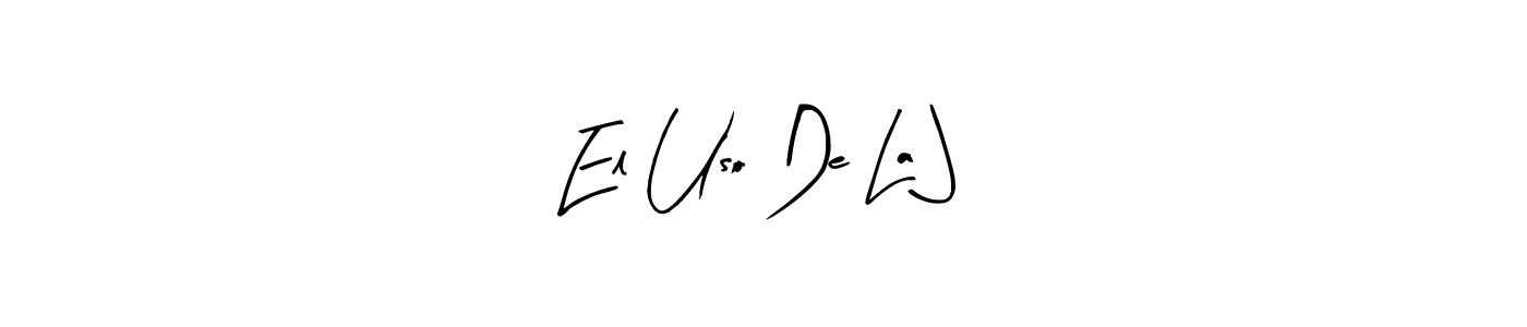 Create a beautiful signature design for name El Uso De La J. With this signature (Arty Signature) fonts, you can make a handwritten signature for free. El Uso De La J signature style 8 images and pictures png