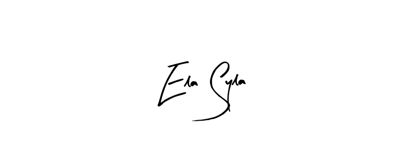 Ela Syla stylish signature style. Best Handwritten Sign (Arty Signature) for my name. Handwritten Signature Collection Ideas for my name Ela Syla. Ela Syla signature style 8 images and pictures png