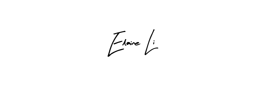 Make a beautiful signature design for name Elaine Li. With this signature (Arty Signature) style, you can create a handwritten signature for free. Elaine Li signature style 8 images and pictures png