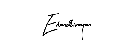 The Arty Signature typeface gives name Elandhirayan a refined look. Suitable for certificates, diplomas, and official verification. Elandhirayan signature style 8 images and pictures png