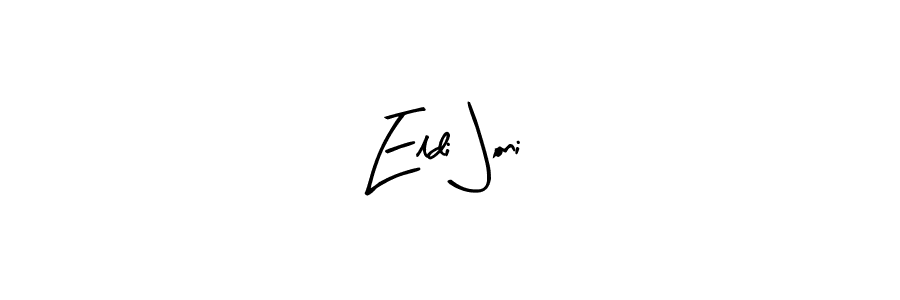 Create a beautiful signature design for name Eldi Joni. With this signature (Arty Signature) fonts, you can make a handwritten signature for free. Eldi Joni signature style 8 images and pictures png