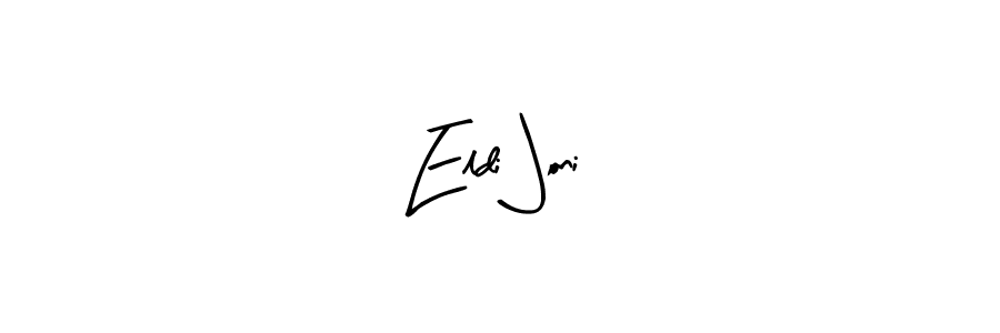 Similarly Arty Signature is the best handwritten signature design. Signature creator online .You can use it as an online autograph creator for name Eldi Joni. Eldi Joni signature style 8 images and pictures png