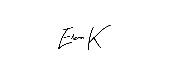 Also we have Elena K name is the best signature style. Create professional handwritten signature collection using Arty Signature autograph style. Elena K signature style 8 images and pictures png