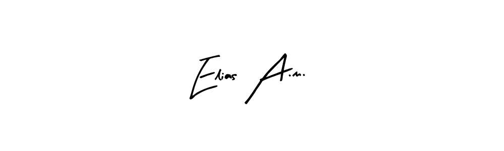 Elias A.m. stylish signature style. Best Handwritten Sign (Arty Signature) for my name. Handwritten Signature Collection Ideas for my name Elias A.m.. Elias A.m. signature style 8 images and pictures png